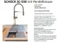 SCHOCK K�chenarmatur SC-550 Cristadur� Classic Line Einhebelmischer Festauslauf 150� schwenkbarer Auslauf mit Materialh�lse und Pendelbrause