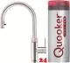 ✅ QUOOKER Flex VAQ PRO3 Einhebelmischer Zugauslauf Edelstahl & 100C Armatur Kochendwasserhahn (PRO3FXRSST)