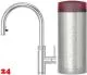 QUOOKER FLEX Combi (+) B Einhebelmischer Zugauslauf Chrom & 100C Armatur Kochendwasserhahn (COMBI+FXRCHR)