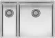 REGINOX Kchensple New York 18x40/40x40 (L) Comfort Becken rechts Einbausple 3 in 1 mit Flachrand Siebkorb als Stopfenventil