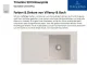 Villeroy & Boch TIMELINE 50-Classicline Einbausple / Keramiksple in Standard Farben