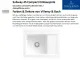 Villeroy & Boch SUBWAY 45 Compact BL-Classicline Einbausple / Keramiksple in Standard Farben