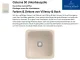 Villeroy & Boch CISTERNA 50 UB-Classicline Unterbausple / Keramiksple in Standard Farben