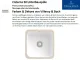 Villeroy & Boch CISTERNA 50 UB-Premiumline Unterbausple / Keramiksple in Sonder Farben