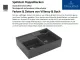 Villeroy & Boch Splstein / Splmodul Doppelbecken-Classicline Keramiksple in Standard Farben