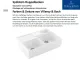 Villeroy & Boch Splstein / Splmodul Doppelbecken-Classicline Keramiksple in Standard Farben