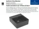 Villeroy & Boch Splstein / Splmodul Einzelbecken-Classicline Keramiksple in Standard Farben