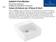 Villeroy & Boch Splstein / Splmodul Einzelbecken-Premiumline Keramiksple in Sonder Farben