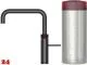 QUOOKER FUSION Square Combi B Einhebelmischer Schwarz matt PVD & 100C Armatur Kochendwasserhahn (COMBIFNSBLK)