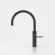 QUOOKER FUSION Round Combi (+) B Einhebelmischer Schwarz matt PVD & 100C Armatur (COMBI+FNRBLK)