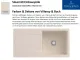 Villeroy & Boch SILUET 60-Classicline Einbausple / Keramiksple aus TitanCeram in Standard Farben