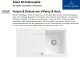Villeroy & Boch SILUET 50-Classicline Einbausple / Keramiksple aus TitanCeram in Standard Farben
