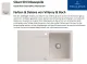 Villeroy & Boch SILUET 50-Classicline Einbausple / Keramiksple aus TitanCeram in Standard Farben