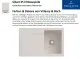 Villeroy & Boch SILUET 45-Classicline Einbausple / Keramiksple aus TitanCeram in Standard Farben