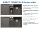 BLANCO Collectis 6 S Silgranit PuraDurII Granitsple / Einbausple Ablaufsystem InFino mit Drehknopfventil