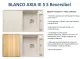 BLANCO Axia III 5 S HSB (Holzschneidbrett) Silgranit PuraDurII Granitsple / Einbausple Ablaufsystem InFino mit Drehknopfventil