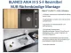 BLANCO Axia III 5 S-F HSB (Holzschneidbrett) Silgranit PuraDurII Granitsple Flchenbndig Ablaufsystem InFino mit Drehknopfventil