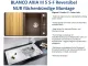 BLANCO Axia III 5 S-F HSB (Holzschneidbrett) Silgranit PuraDurII Granitsple Flchenbndig Ablaufsystem InFino mit Drehknopfventil
