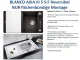 BLANCO Axia III 5 S-F GSB (Glasschneidbrett) Silgranit PuraDurII Granitsple Flchenbndig Ablaufsystem InFino mit Drehknopfventil