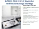 BLANCO Axia III 5 S-F GSB (Glasschneidbrett) Silgranit PuraDurII Granitsple Flchenbndig Ablaufsystem InFino mit Drehknopfventil