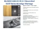 BLANCO Axia III 45 S-F HSB (Holzschneidbrett) Silgranit PuraDurII Granitsple Flchenbndig Ablaufsystem InFino mit Drehknopfventil
