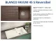 BLANCO Kchensple Favum 45 S Silgranit PuraDurII Granitsple / Einbausple mit Handbettigung