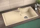 BLANCO Kchensple Favum 45 S Silgranit PuraDurII Granitsple / Einbausple mit Handbettigung