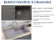 BLANCO Kchensple Favum XL 6-S Silgranit PuraDurII Granitsple / Einbausple mit Handbettigung