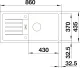 BLANCO Kchensple Favum XL 6-S Silgranit PuraDurII Granitsple / Einbausple mit Handbettigung