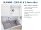 BLANCO Kchensple Legra XL 6 S Silgranit PuraDurII Granitsple / Einbausple mit Handbettigung