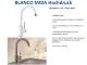 BLANCO Kchenarmatur Mida Silgranit-Look Einhebelmischer mit Festauslauf 360 schwenkbarer Auslauf
