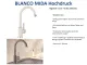 BLANCO Kchenarmatur Mida Silgranit-Look Einhebelmischer mit Festauslauf 360 schwenkbarer Auslauf