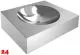 KWC PROFESSIONAL Heavy Duty Einzelwaschtisch HDTX455 fr Wandmontage fugenlos eingeschweites Rundbecken