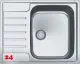 FRANKE Kchensple Argos AGX 211-62 Edelstahlsple Slimtop / Flchenbndig mit Integralablauf und Druckknopfventil