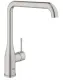 ✅ GROHE K�chenarmatur Essence Einhebelmischer Supersteel mit Festauslauf (30505DC0)