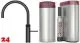 QUOOKER FUSION Round Schwarz matt PVD COMBI B mit CUBE 2 *Der Wasserhahn, der alles kann! (COMBIFNRBLKCUBE)