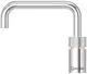 QUOOKER Nordic Square Chrom Single-Tap COMBI B mit CUBE 2 (COMBINSSCHRCUBE)