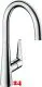 HANSGROHE Kchenarmatur Talis M51 Chrom Einhebelmischer 260 mit Festauslauf, 1jet Schwenkbereich einstellbar (72810000)