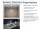 BLANCO Kchensple Etagon 6 Silgranit PuraDurII Granitsple / Einbausple Ablaufsystem InFino mit Zugknopfventil