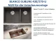 BLANCO Subline 430/270-U Silgranit PuraDurII Granitsple / Unterbaubecken Ablaufsystem InFino mit Handbettigung