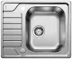 BLANCO Kchensple Dinas 45-S Mini Edelstahlsple / Einbausple mit Siebkorb als Drehknopfventil