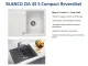 ❎ BLANCO Kchensple Zia 45 S Compact Silgranit PuraDurII Granitsple / Einbausple mit Drehknopfventil
