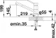 BLANCO Kchenarmatur Kano Silgranit-Look Einhebelmischer mit Festauslauf 360 schwenkbarer Auslauf in 6 Farben