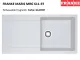 ❎ FRANKE Kchensple Maris MRG 611-97 Fragranit+ Einbausple / Granitsple mit Siebkorb als Druckknopfventil