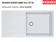 FRANKE Kchensple Maris MRG 611-97 XL Fragranit+ Einbausple / Granitsple mit Siebkorb als Druckknopfventil