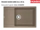 FRANKE Kchensple Maris MRG 611-78 XL Fragranit+ Einbausple / Granitsple mit Siebkorb als Druckknopfventil
