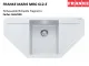 ❎ FRANKE Kchensple Maris MRG 612-E Fragranit+ Ecksple / Granitsple mit Siebkorb als Druckknopfventil