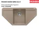 ❎ FRANKE Kchensple Maris MRG 612-E Fragranit+ Ecksple / Granitsple mit Siebkorb als Druckknopfventil