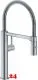 FRANKE Kchenarmatur Pescara Semi Pro L Einhebelmischer Edelstahl massiv mit Pendelbrause umstellbar 360 schwenkbarer Auslauf