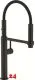 FRANKE Kchenarmatur Pescara Semi Pro L 360 Einhebelmischer Schwarz matt mit Federbrause 2x 360 schwenkbarer Auslauf